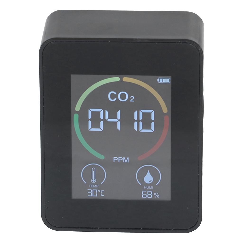 Smart Carbon Dioxide Detector USB Charging Infrared Temperature Humidity Air Quality Monitor