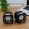 COUVEZI Mini USB Desktop Luidsprekers met Kabel CN-stekker (adapter meegeleverd)