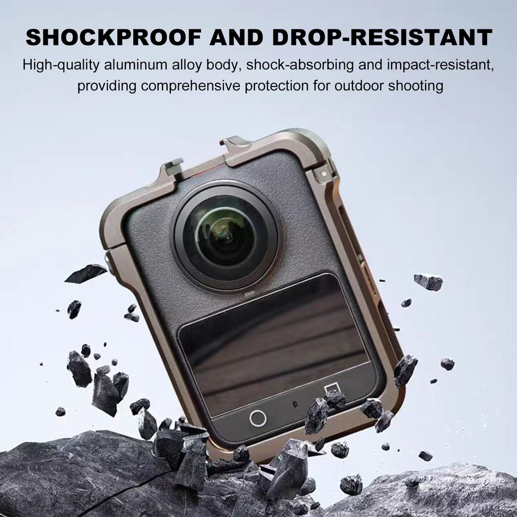 For DJI OSMO 360 Rabbit Cage Frame Camera Quick Detachment Border Shockproof Camera Protective Case Action Camera Accessories