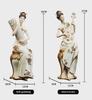 Elegantes chinesisches Retro-Kunstdekor: Antike Damenfiguren für Wohnzimmer und Veranda
