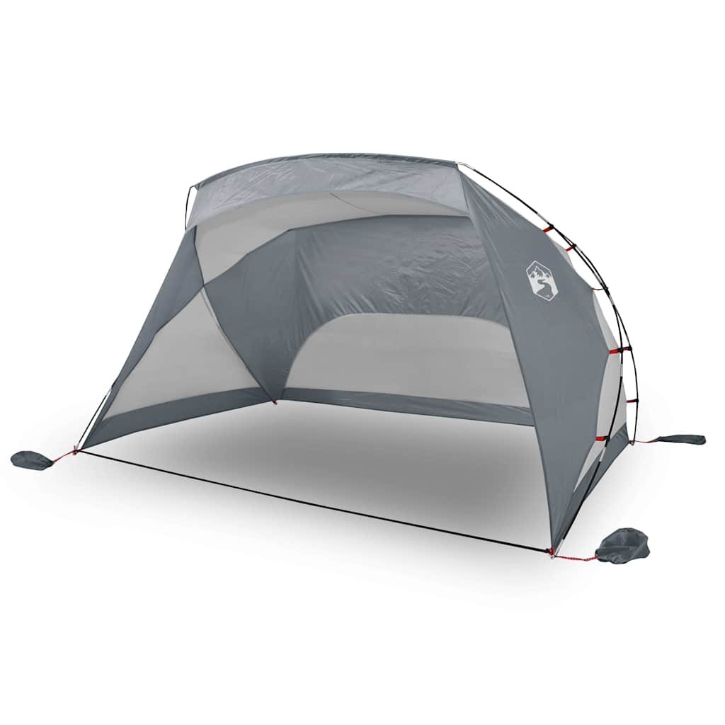 Beach Tent Gray 274 x 178 x 170 148 cm 185T Polyester