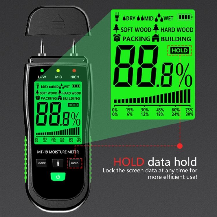 Ergonomic Wood Moisture Meter Measurement Tool Humidity Tester Analyzers Gauge With Quick Response For Immediate Result