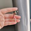 Girl In Red Romantic Brooch Walking In The Rain Versatile Pin Brooch Cardigan Coat Brooch Collar Pin Gift Accessories