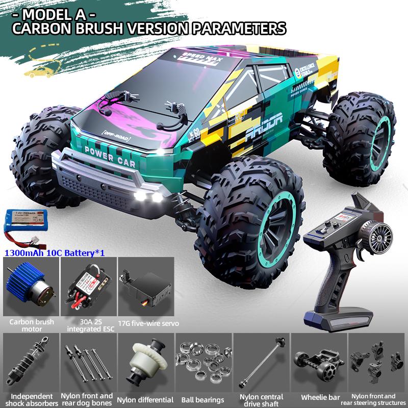 

JJRC C8821 1:14 RC Car 70km/h Brushless 2.4G Remote Control Car 4WD Racing Car Off-road Drift 18mins Working RC Toy as Kids