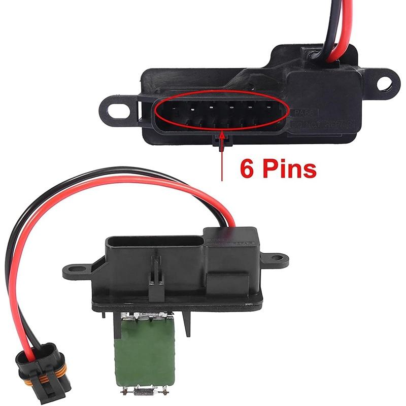 Car Blower Fan Motor Resistor Replacement 12135105 89018436 1580550 for Chevrolet Astro