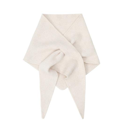 Women Knitting Shawl Wrap Solid Color Triangle Striped Knotted Poncho Blanket Autumn Winter Universal Size Scarf Cardigan
