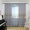 Blackout Curtains Thickened Chenille Living Room Bedroom Insulation Home Curtains Nordic Modern Style Curtains Rod