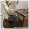 New European and American fashion women's shiny rhinestone decorative handbag fashion temperament chain messenger dinner bag