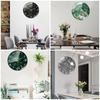 Wall Clock New Listing Round Marble Three-Dimensional Clock Home Decorations For Living Room Kitchen Bedroom And Office 30CM