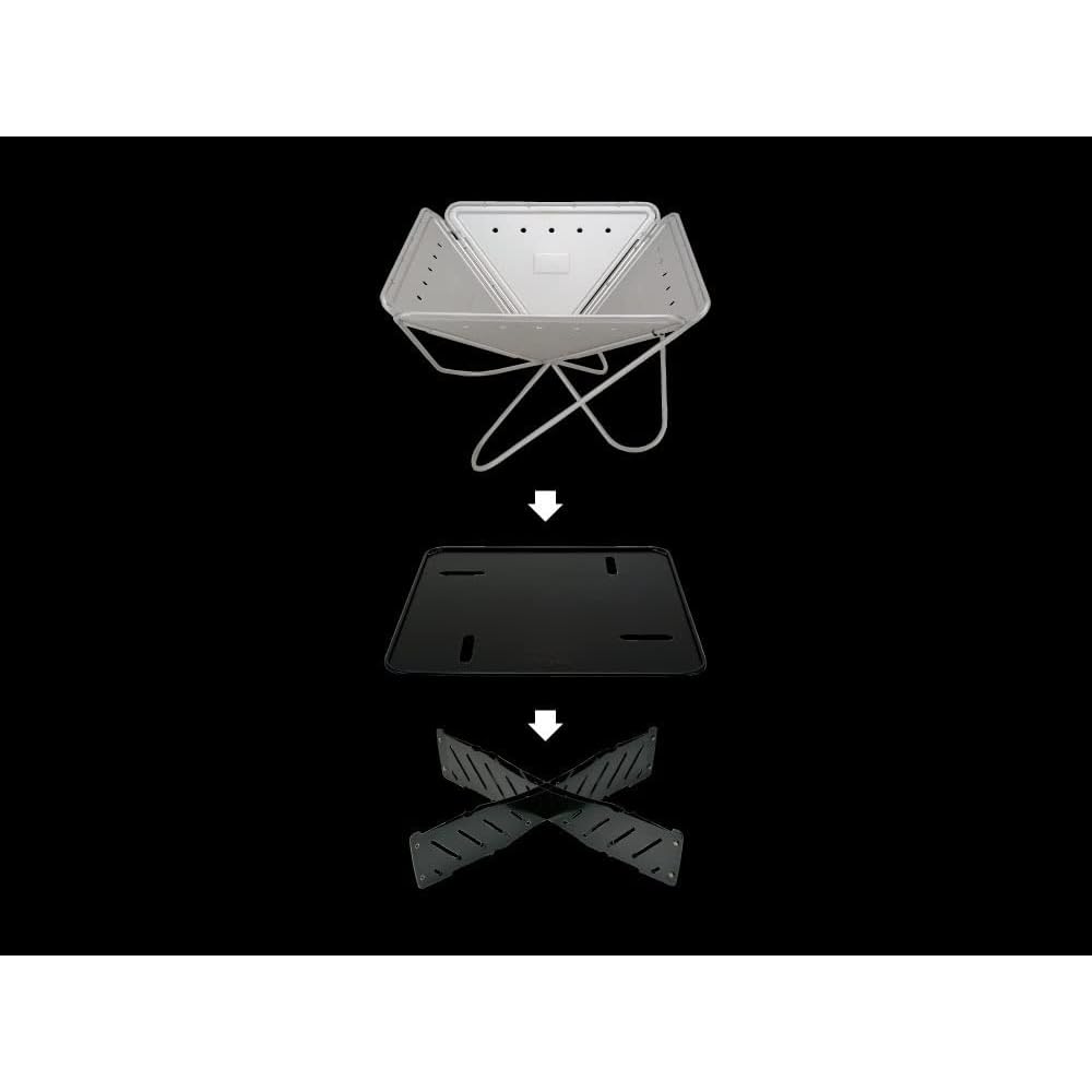 Snow Peak Base Plate Stand L/M ST-032BSR Camping Outdoor Fire Pit Accessory