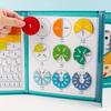 Children's Magnetic Fraction Teaching Aids Fraction Strip Puzzle, Educational Puzzle Math Teaching Aids Teaching Tools,Erasable Watercolor Pen 5ml