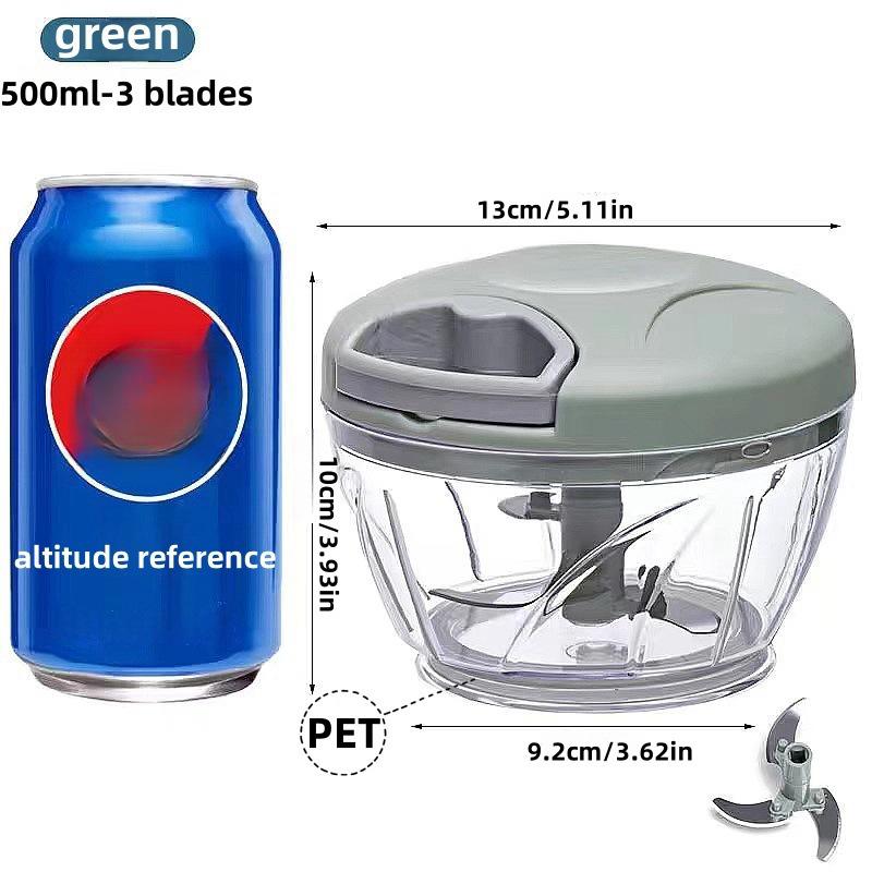Multi-Function Garlic Press & Vegetable Chopper with Meat Grinder & Grater