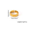 European & American Trendy Titanium Steel Geometric Open Ring - Hip-Hop Style Snake Design