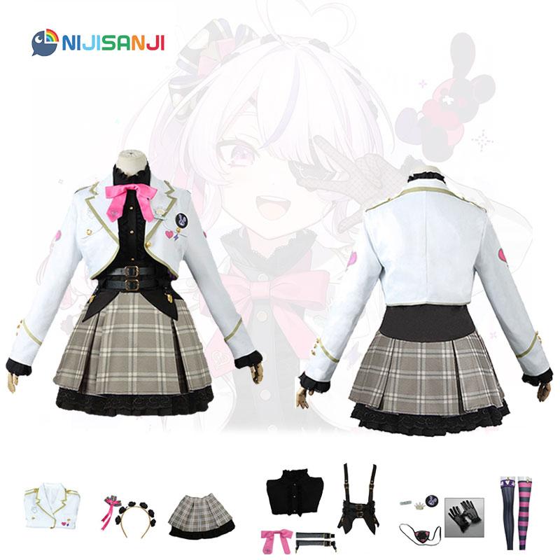 Nijisanji En Maria Marionette Cosplay Outfit Set Carnival Costume Role Play Lady