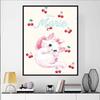 Disney Diamond Painting Marie The Cat Cherry themed Illustration Wall Decoration Full Diamond Cross stitch DIY Gift Home Decor