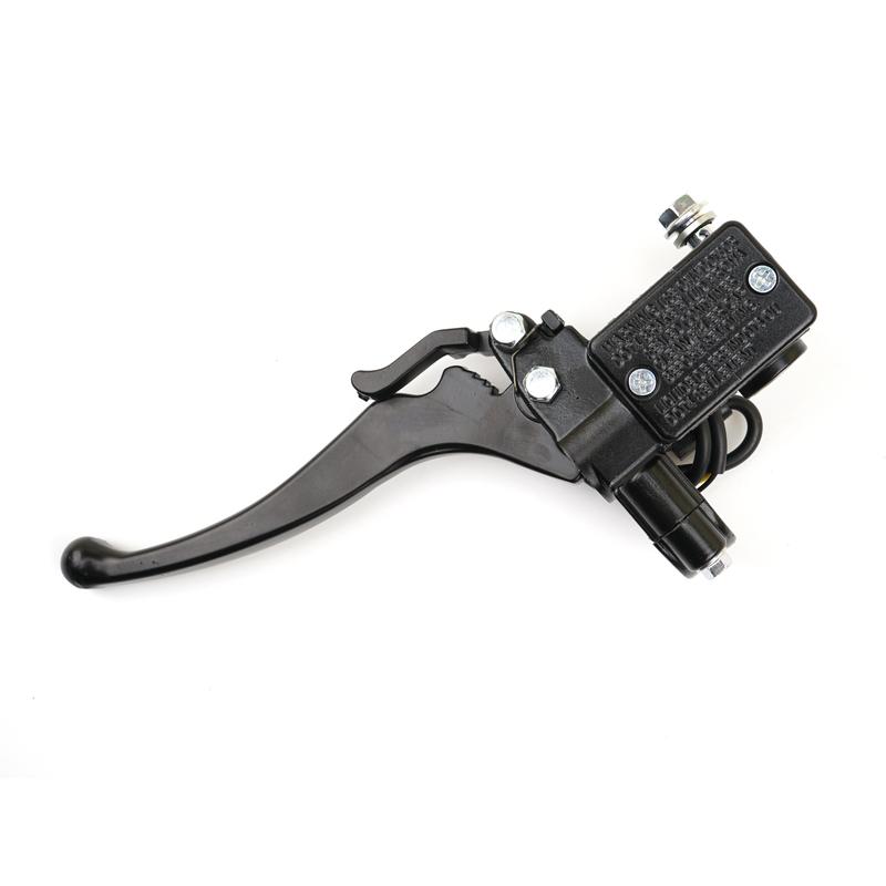 1pcs Motorcycle Left / Right Upper Front /Rear Brake Pump Hydraulic Clutch Pump with Handle Parking Lock for 150cc 250cc