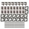 Box Hardware Iron Retro Buckle Locks Hinges Corner Protectors Decoration Packaging Kit