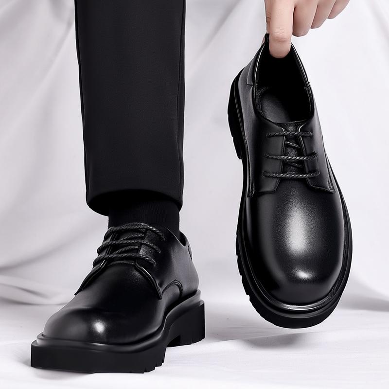 Fashion All-match Men's Genuine Leather Shoes Outdoor Men Oxford Shoes New Casual Men Walking Shoes Men Classic Handmade Formal Flats