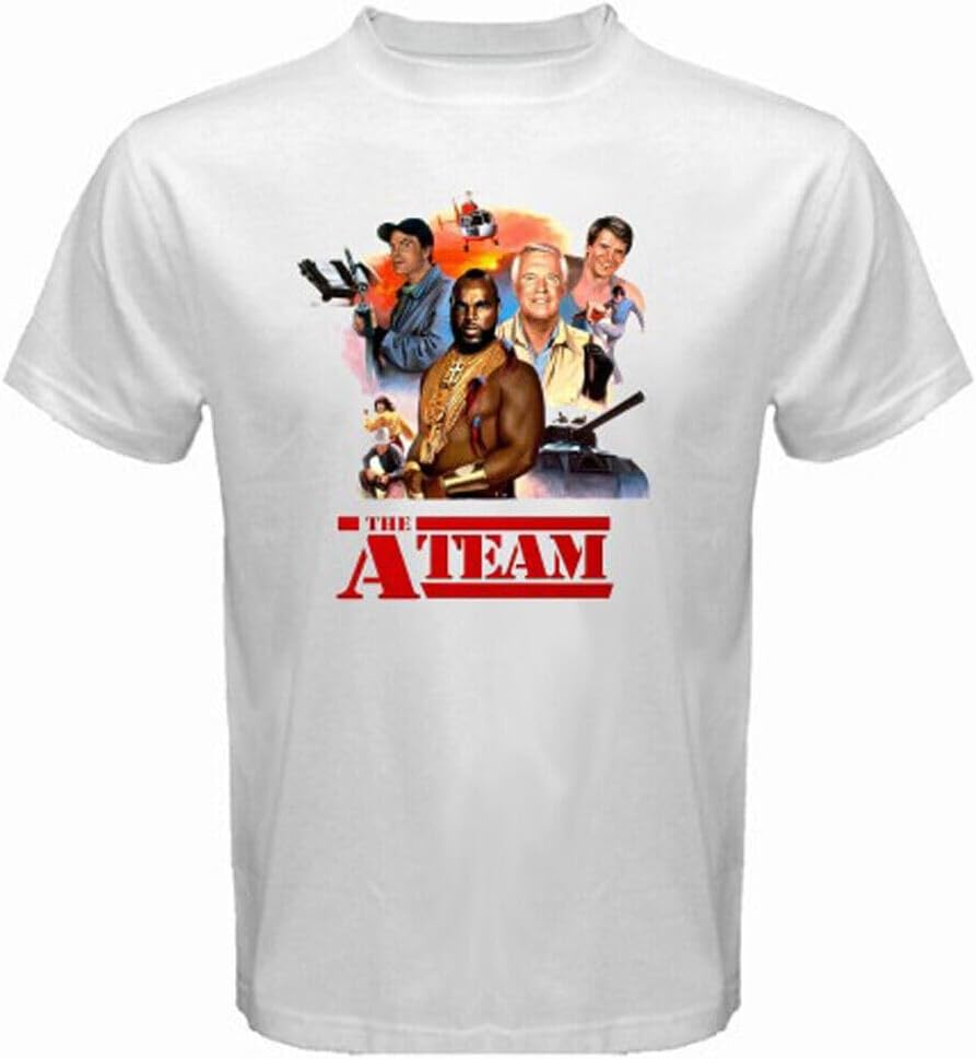The A Team Action TV Series Logo Men s White Men T Shirt XS