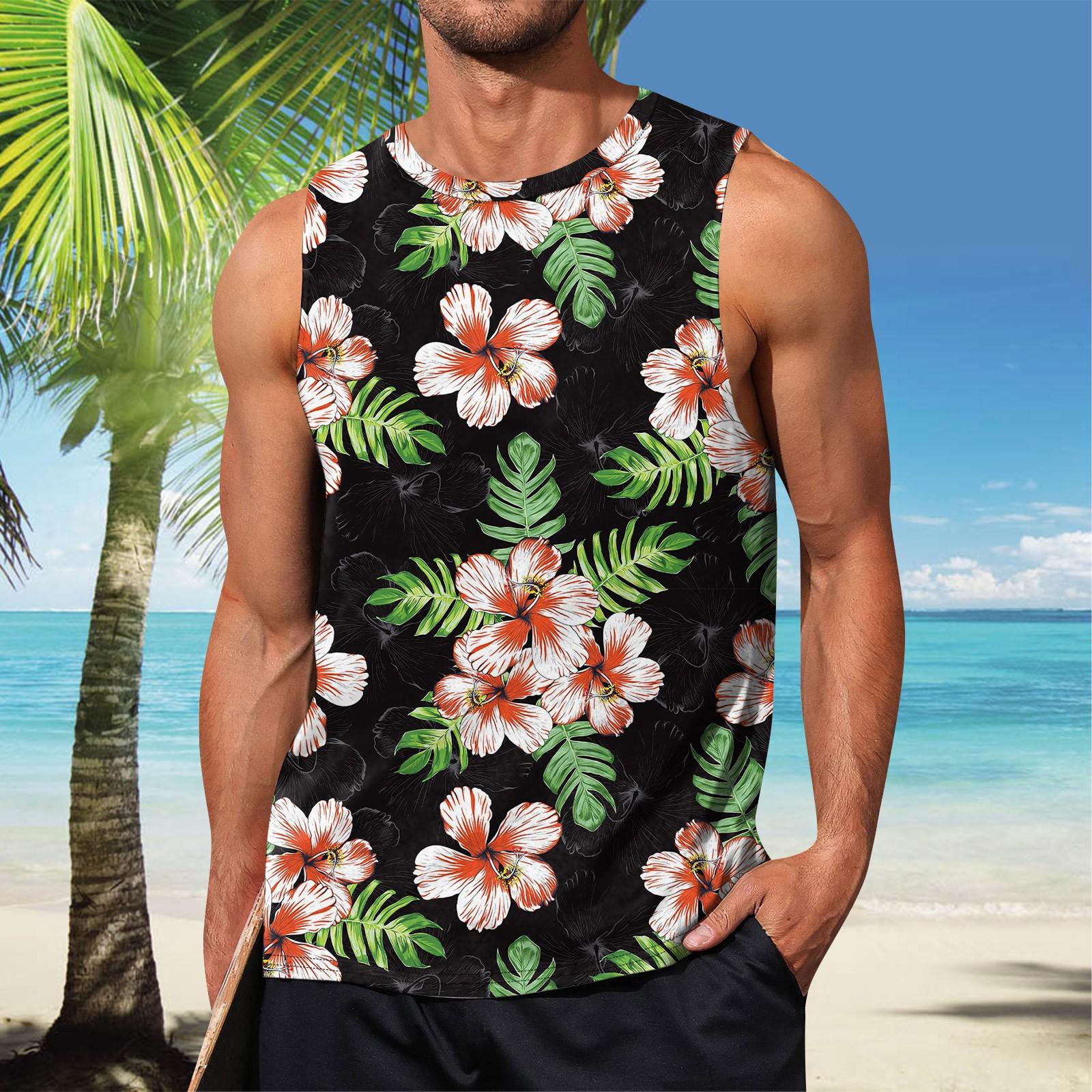 

Летний мужской однотонный поглощающий пот дышащий жилет без рукавов с принтом и расширяющимся плечом M розовый