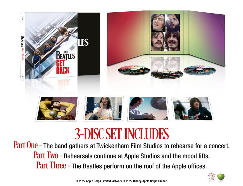 The Beatles Get Back – Blu-ray Collector’s Set (3-Disc / Region Free)