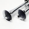 Dual Trumpet Air Horn Chrome  12V/24V 150Db Super Loud Trumpet Air Horn For Car Truck Train Boat