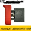 Hengyou 28T1-2 Dual-Use Electric Hammer & Pickaxe Switch, No-Lock Power Button