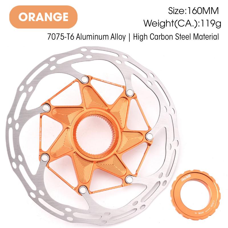 Bike Brake Rotor Discs Centerlock Bicycle Disk Brake 140MM 160MM Mountain Road Cycling Hydraulic Brake Disc Pad MTB Bicycle Part