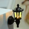 1:12 Miniature LED Golden Light Mini Home Table Lamp Model  Doll House Accessories