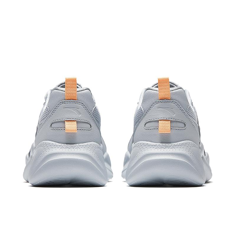 New Anta Slip Resistant And Breathable Low Top Casual Shoes Women's Frost Tower Gray 922528817Q-5