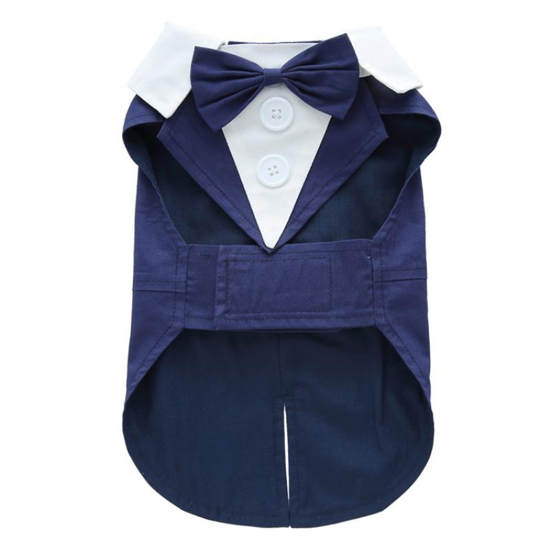 Sesja zdjęciowa Pies Smoking Mały Pies Garnitur Miękki Poliester Pasek Uroczy Zwierzę Ślubne Ubranka dla Szczeniaka Impreza Urodzinowa Prezent