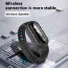 Reloj Musical Deportivo Altavoz Portátil para Correr al Aire Libre Fitness Inteligente Reproductor de Música Bluetooth Pulsera Mp3
