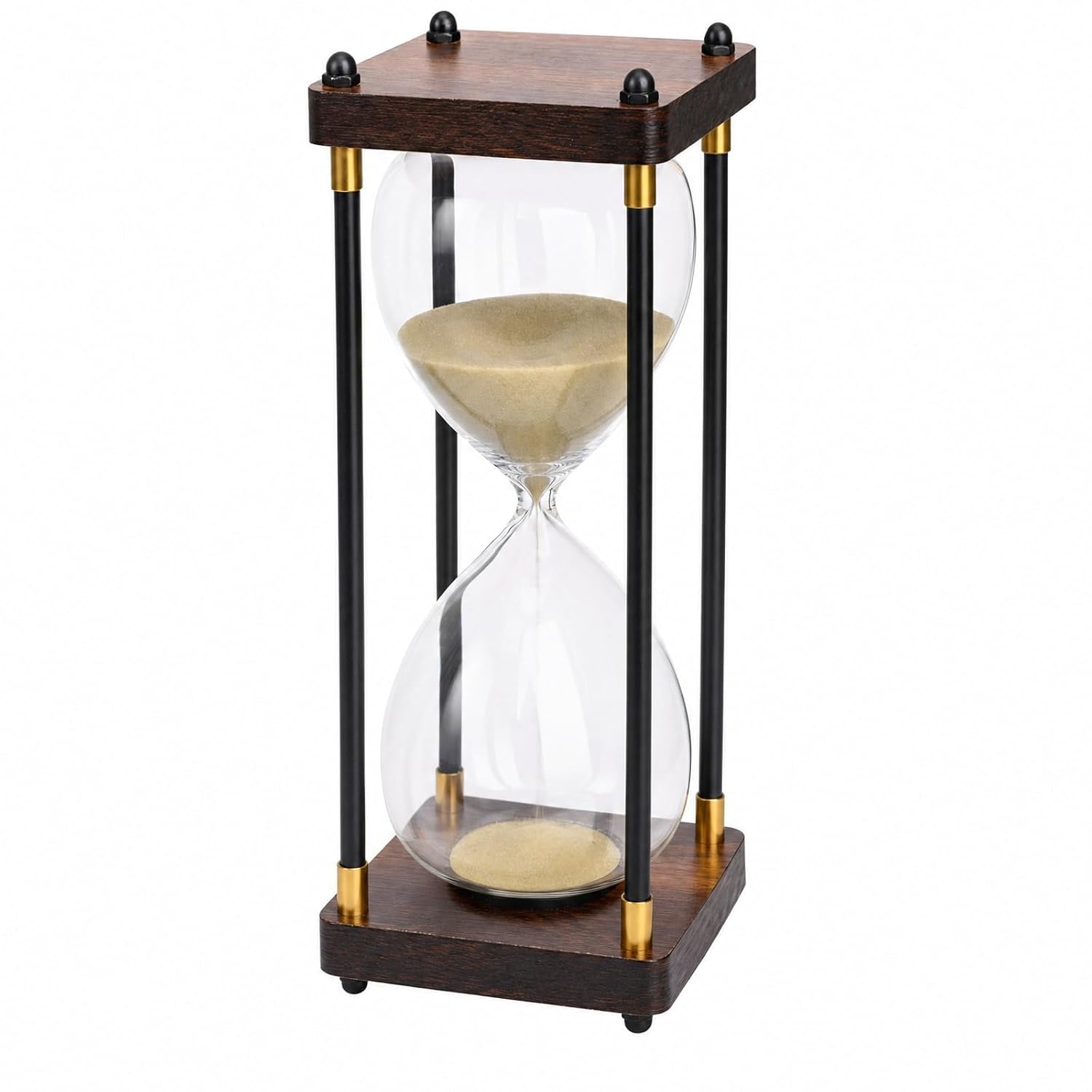 TOMMYFIELD Hourglass 30 Minutes Antique Timer Sand Nordic (Yellow)