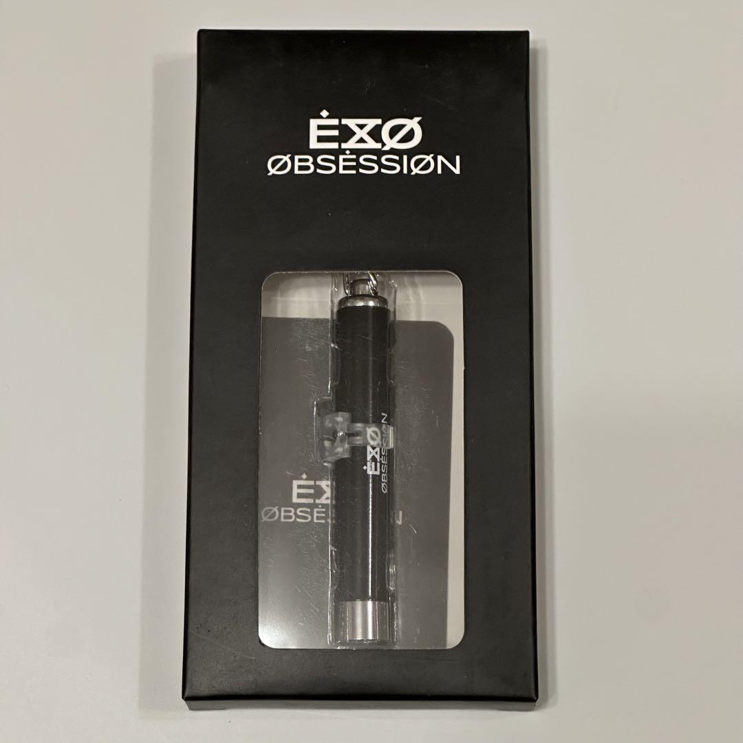 

[USED] EXO OBSESSION Baekhyun Projection Keyring with Trading Card
