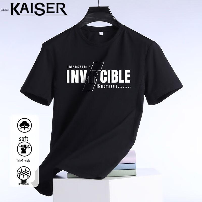 Мужская футболка Caesar с коротким рукавом и круглым вырезом KS030 XL