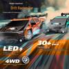 1:24 RC Drift High-Speed Mustang AE86, Four-Wheel Drive Racing Toy Car, Rechargeable Model.