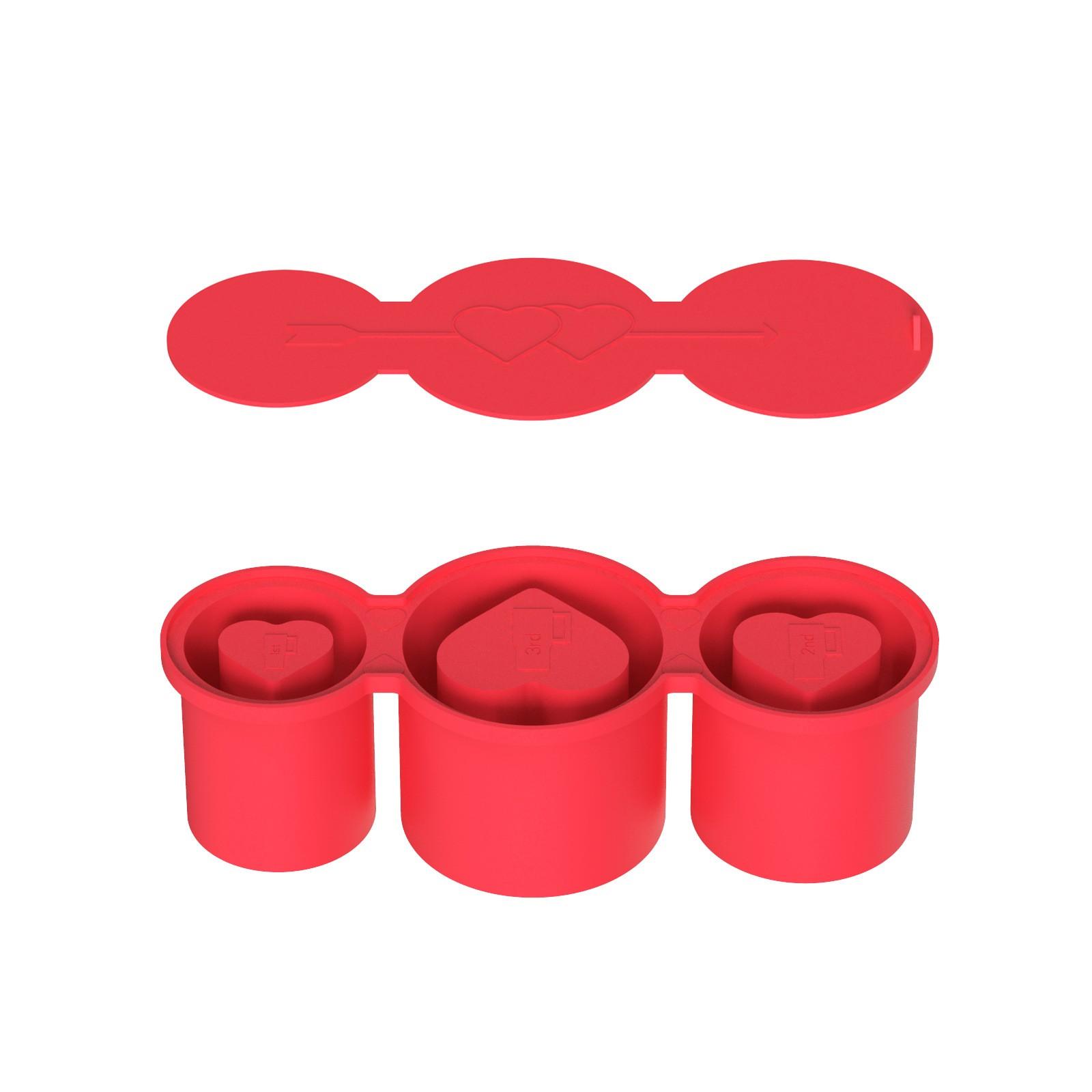 

Форма для лотка для льда Лоток для льда Силиконовая форма для льда 30 Чашка воды по 40 унций Поднос для льда с крышкой One Size