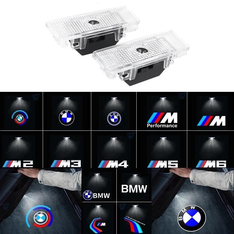 2-4Pcs LED Car Door Welcome Light Warning Light Projector Is Suitable For BMW X5 E53 Z8 E52 E39 Interior Lighting Accesories.