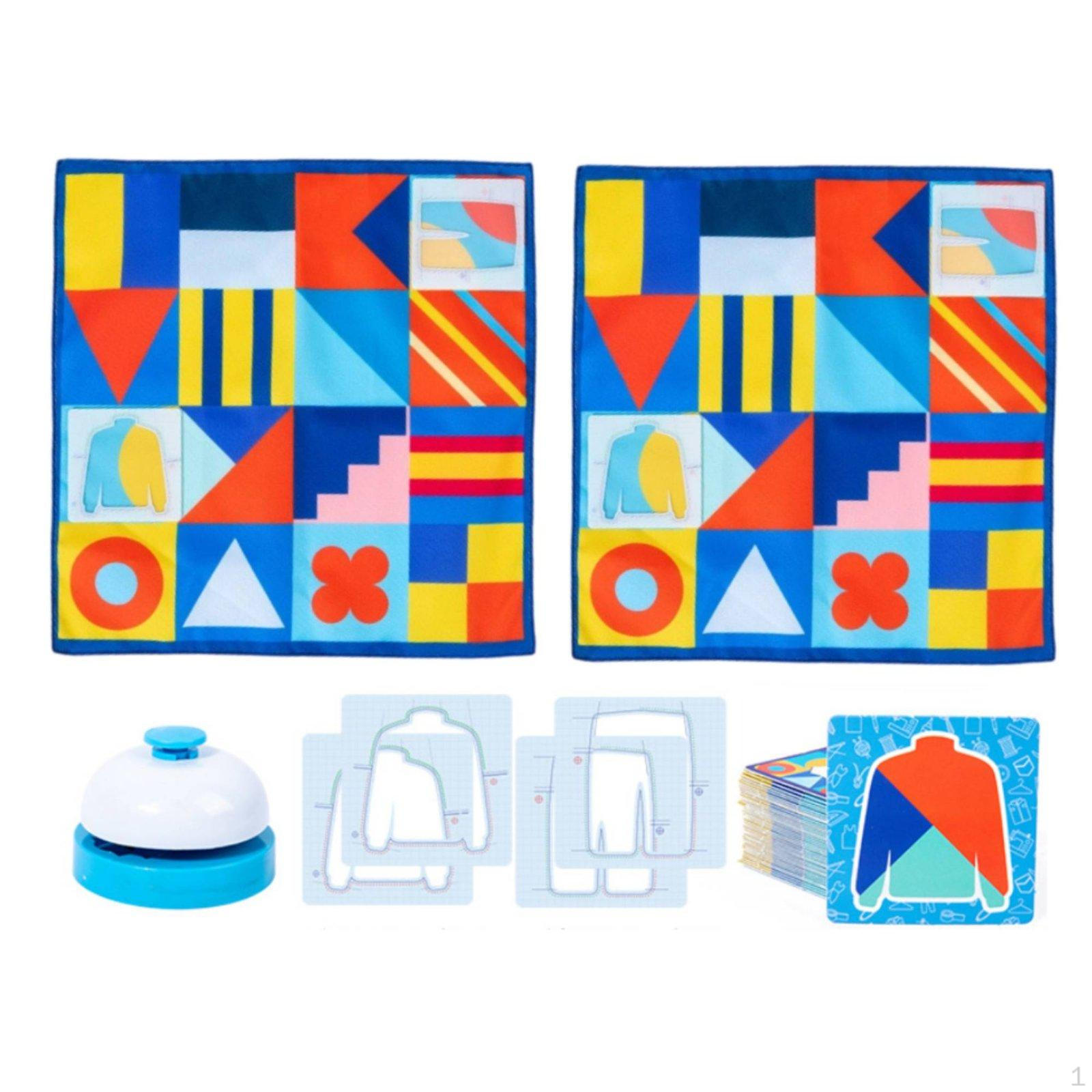 Early Learning Quiz Toy Interactive Bell Matching Game Quick Response Color for Junior