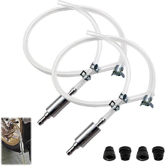 Brake Bleeder Hose, One Way Check Valve Tube Bleeding Tool Kit, Universal Car Motorcycle Clutch Brake Fluid Bleeder Kit Brake System Bleeding Tools