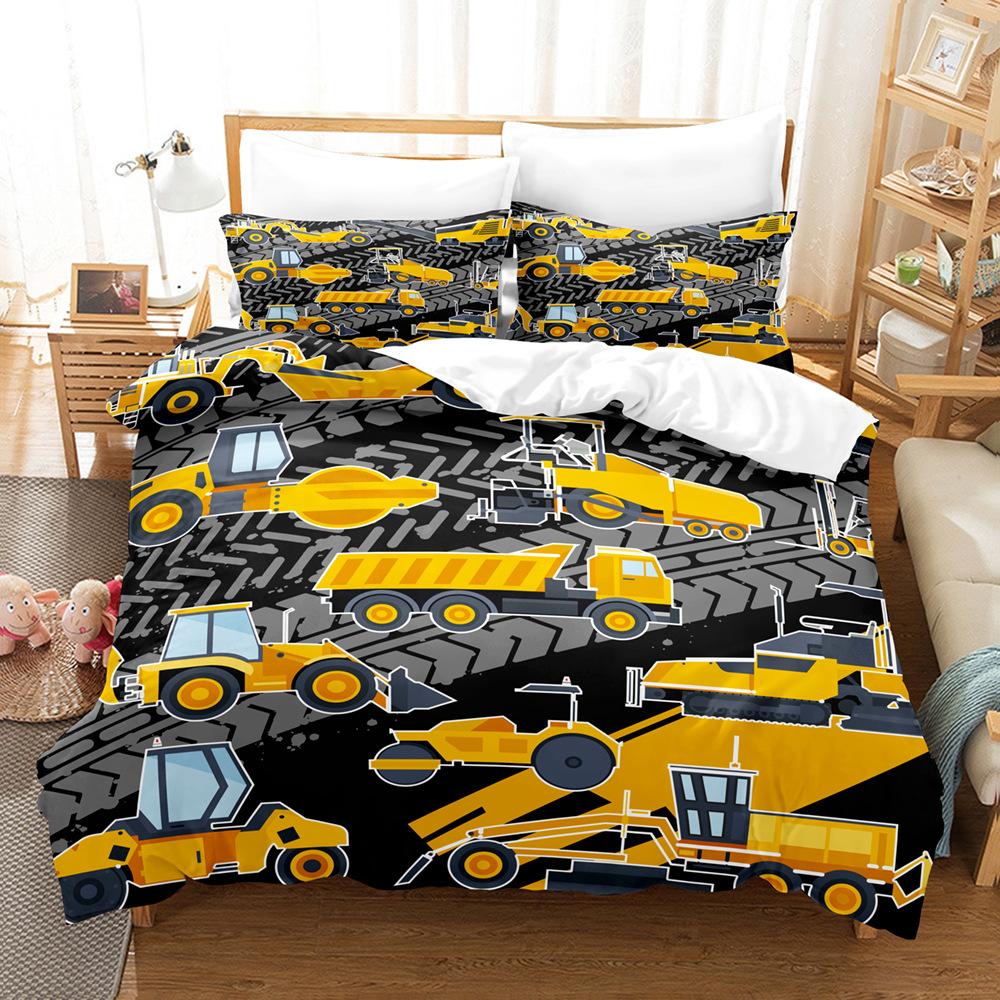 Druk modowy, druk cyfrowy 3D, pościel, poszwy na kołdrę, poszewki na poduszki, zestawy trzyczęściowe