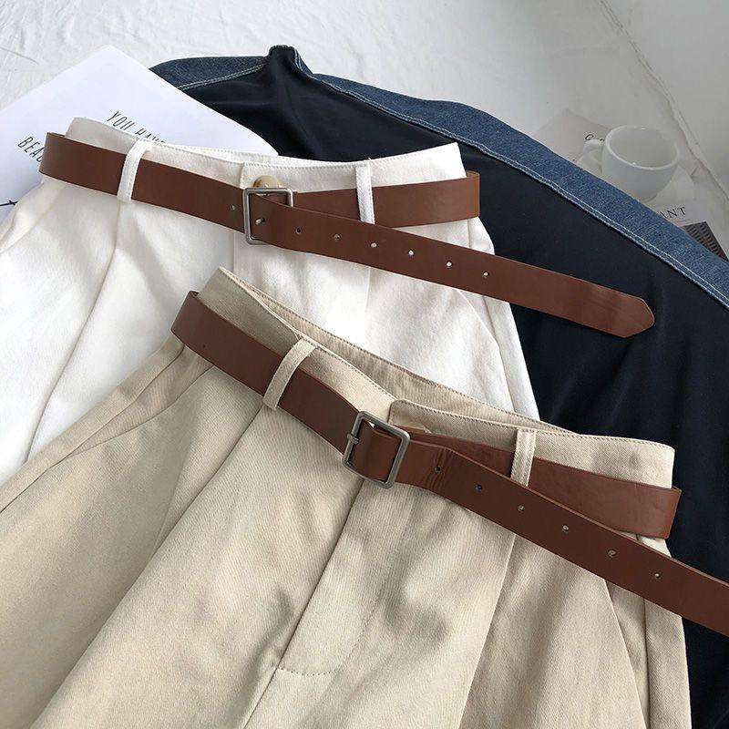 

Women s High Waist Summer Workwear Shorts - Korean Style Loose A-Line Wide Leg Pants, Slimming and Casual, 2026 Trendy. S Recommended 85-95 lbs