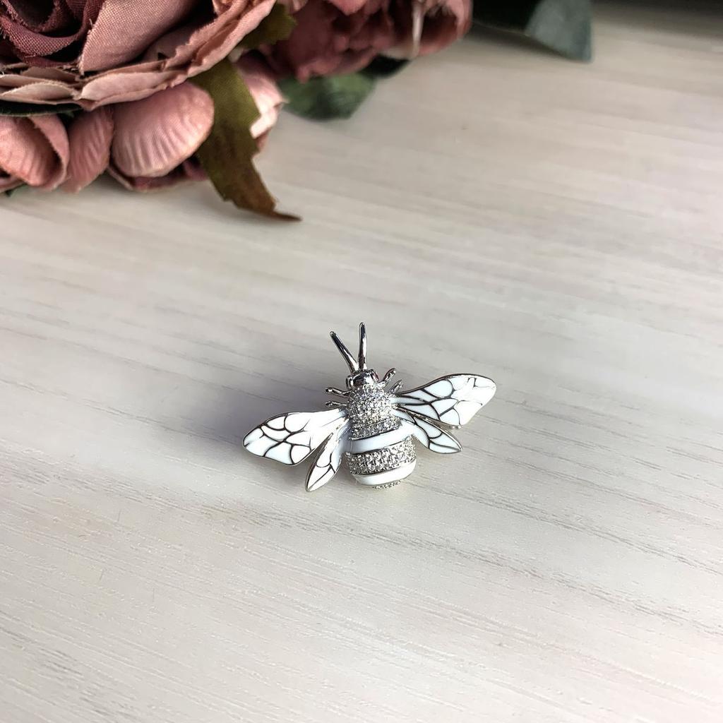 Stříbrná brož se smaltem (2031314)