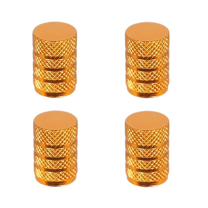 4PCS Aluminum Tire valves Stem Caps Corrosions Resistant Covers Aluminum Valves Caps Engineered Valves Stem Caps set X37F
