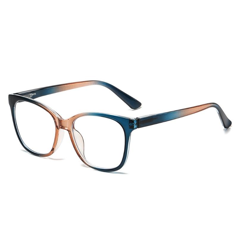 Fashionable and Personalized Contrasting Presbyopia Glasses New Large Frame Glasses Blue Light Blocking Eye Protection