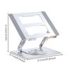 Laptop Rack with Doubletwin-Bracket Support Metal Desktop Stand