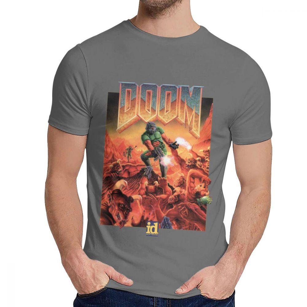 Picture Custom Doom Ii Hell On Earth 1994 T Shirt For Male Summer Cool Man 100