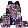 K-Pop Hunter Magic Girls New Children's Backpack DIY Customizable Unisex Student Bag Kindergarten Double Shoulder Cute Cartoon