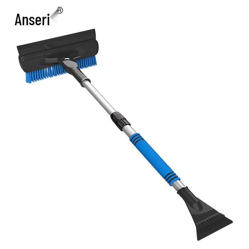 Anshairui Multi-function 4-in-1 Retractable Snow & Ice Scraper