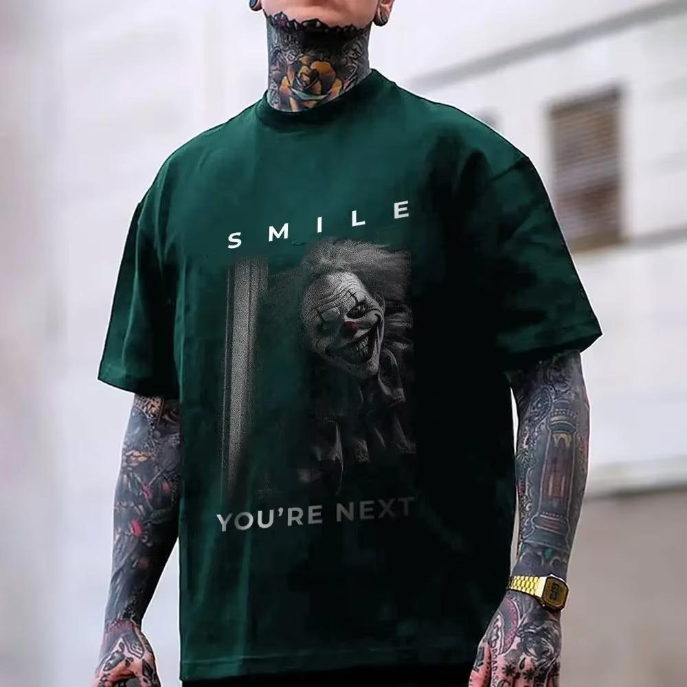 Summer 2024 High Quality Weird  Loose Fit Men t-Shirt Casual Short Sleeve 3D Print Summer Fashion Basic HipsterHigh Street Tees